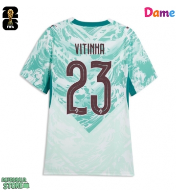 Portugal Vitinha #23 Replika Udebanetrøje Dame VM 2026 Kortærmet